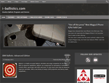 Tablet Screenshot of i-ballistics.com